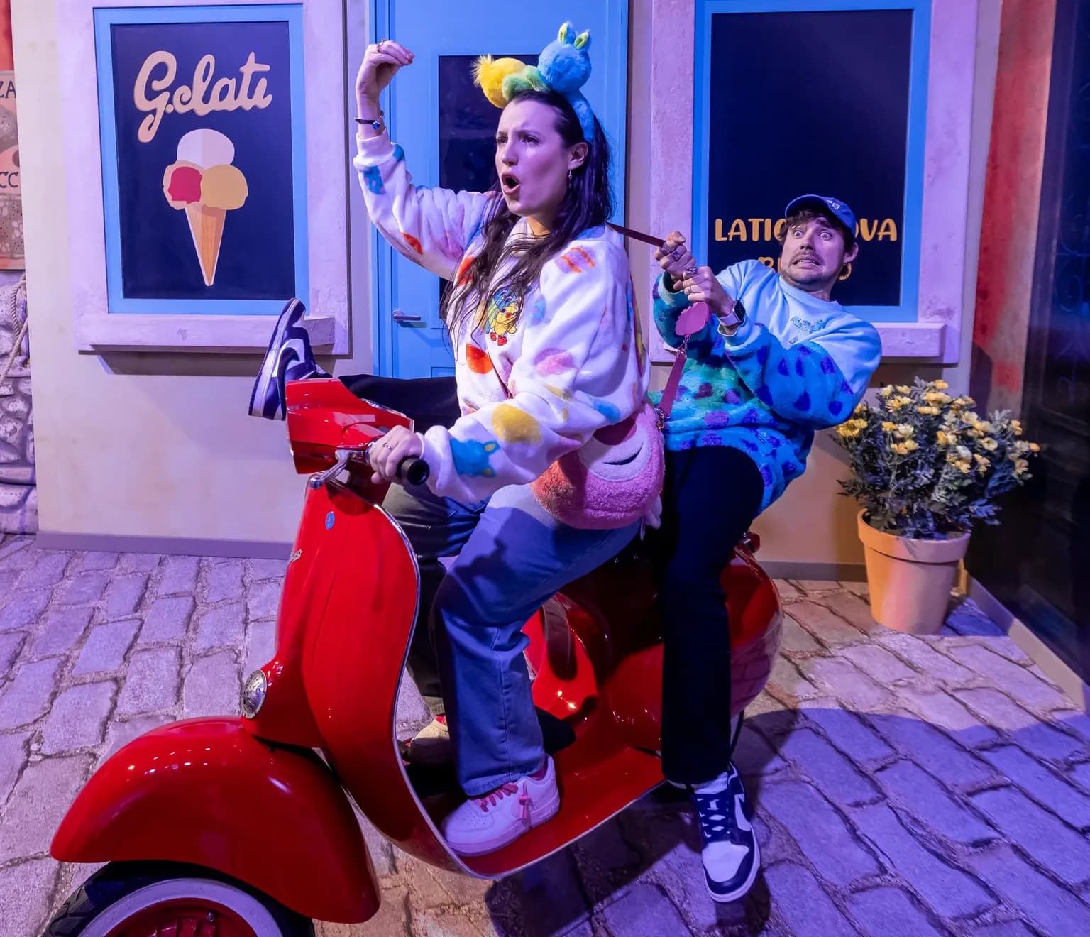 People riding Luca's motocicle